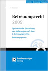 Buchcover Betreuungsrecht 2005