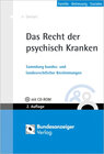 Buchcover Das Recht der psychisch Kranken