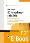 Buchcover Die neue EG-Maschinenrichtlinie (E-Book)