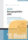Buchcover Studie Managergehälter 2009 (E-Book)