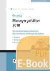 Buchcover Studie Managergehälter 2010 (E-Book)
