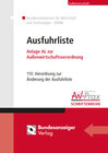 Buchcover Ausfuhrliste 2013