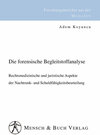 Buchcover Die forensische Begleitstoffanalyse