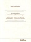 Buchcover Suiziddiskurs bei Jean Améry und Hermann Burger