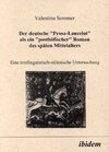 Buchcover Der deutsche Prosa-Lancelot als ein posthöfischer Roman des späten Mittelalters