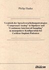 Buchcover Vergleich der Sprachverarbeitungsstrategien Compressed Analog in bipolarer und Continuous Interleaved Sampling in monopo