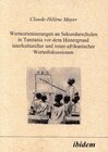 Buchcover Werteorientierungen an Sekundarschulen in Tanzania vor dem Hintergrund interkultureller und inner-afrikanischer Wertedis