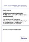 Buchcover Die Übernahme internationalen Rechts in die russische und deutsche Rechtsordnung