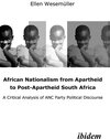 Buchcover African Nationalism from Apartheid to Post-Apartheid South Africa