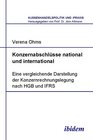 Buchcover Konzernabschlüsse national und international