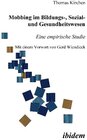 Buchcover Mobbing im Bildungs-, Sozial- und Gesundheitswesen