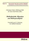 Buchcover Multiethnizität, Migration und Mehrsprachigkeit