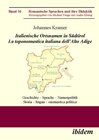 Buchcover Italienische Ortsnamen in Südtirol. La toponomastica italiana dell’Alto Adige