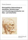 Buchcover Retrospektive Untersuchung zu skelettalen Veränderungen nach Umstellungsosteotomien von Ober- und Unterkiefer