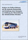 Buchcover Analyse von Einflussfaktoren auf die deutsche Bustouristik und Erstellung eines Konzeptes zur Erhöhung der Wertschätzung