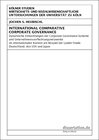 Buchcover International Comparative Corporate Governance