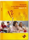 Buchcover Übungsheft zu den Bildungsstandards Deutsch Klasse 9-10