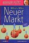 Buchcover Who's Who. Neuer Markt