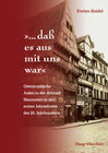 Buchcover "...daß es aus mit uns war"