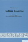 Buchcover Judaica bavarica