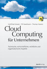 Buchcover Cloud-Computing für Unternehmen