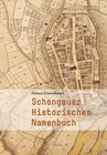 Buchcover Schongauer Historisches Namenbuch