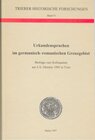 Buchcover Urkundensprachen im germanisch-romanischen Grenzgebiet