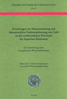 Buchcover Forschungen zur Monetarisierung und ökonomischen Funktionalisierung von Geld in den nordwestlichen Provinzen des Imperiu