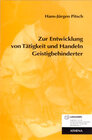 Buchcover Zur Entwicklung von Tätigkeit und Handeln Geistigbehinderter