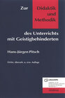Buchcover Zur Didaktik und Methodik des Unterrichts mit Geistigbehinderten