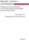 Buchcover Sprache, Literatur und Didaktik