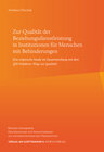 Buchcover Zur Qualität der Beziehungsdienstleistung in Institutionen für Menschen mit Behinderungen