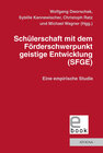 Buchcover Schülerschaft mit dem Förderschwerpunkt geistige Entwicklung (SFGE)