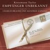 Buchcover Empfänger unbekannt