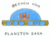Buchcover Besuch vom Planeten Saga