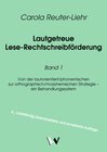 Buchcover Lautgetreue Lese-Rechtschreibförderung / Lautgetreue Lese-Rechtschreibförderung Band 1