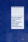 Buchcover Pierre de Coubertins US-amerikanische Studien und ihre Bedeutung für die Analyse seiner frühen Erziehungskampagne