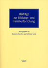 Buchcover Beiträge zur Bildungs- und Familienforschung