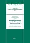 Buchcover Neuere Entwicklungen in der Beziehungs- und Familienforschung