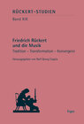 Buchcover Friedrich Rückert und die Musik
