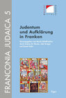 Buchcover Judentum und Aufklärung in Franken