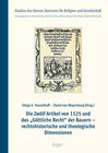 Buchcover Die Zwölf Artikel von 1525 und das "Göttliche Recht" der Bauern - rechtshistorische und theologische Dimensionen