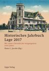 Buchcover Historisches Jahrbuch Lage 2017