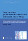 Buchcover Umsetzung der gesundheitsökonomischen Evaluation in der Pflege