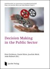 Buchcover Decision Making in the Public Sector