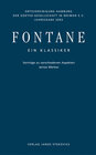 Buchcover Fontane. Ein Klassiker. Vorträge zu verschiedenen Aspekten seines Werkes