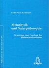 Buchcover Metaphysik und Naturphilosophie