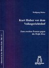 Buchcover Kurt Huber vor dem Volksgerichtshof