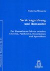 Buchcover Wertrangordnung und Humanität