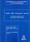 Buchcover Musik - Bild - Bewegung - Sprache